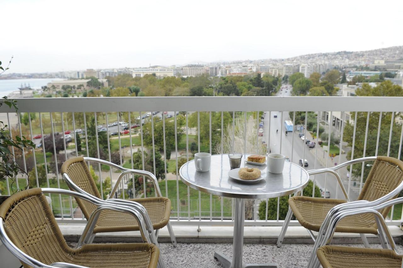 Sea & City Views, Aspa'S Apartment Thessaloniki Buitenkant foto